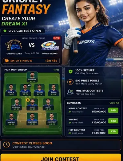 Hero11 (hero11 app) fantasy cricket & matchday visual 3